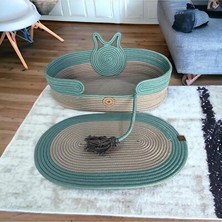 Orvessa Modern Hasır Kedi ve Köpek Yatağı - Dekoratif ve Dayanıklı Tasarım