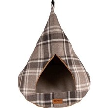 Orvessa Sfenks Piramit Yatak, 45X45X40 Cm, Rahat ve Şık Tasarım Kedi ve Köpek Yatağı