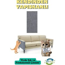 Orvessa Yapışkanlı Koltuk Kenarı Koruyucu Halı, 50X100CM, Tırnak Bakım Destekli Kedi Tırmalaması