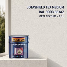 Jotun Jotashield Tex Medium %100 Saf Akrilik Orta Tekstürlü Dış Cephe Boyası 2,5lt Beyaz