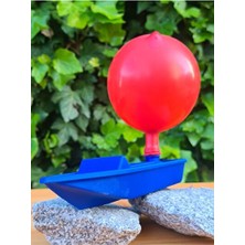 Orvessa Renkli Balonlu Gemi Banyo Oyuncağı, Deniz ve Su Eğlencesi Plaj Oyuncakları