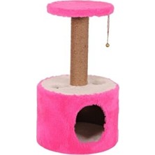 Orvessa Sevimli Pembe Silindir Kedi Tırmalama Platformu - Eğlenceli ve Kullanışlı Kedi Tırmalaması
