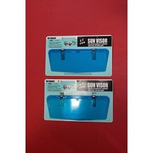 Orvessa Mavi Holywood Sunvisor Güneşlik Takımı ile Araç Içi Koruma Oto Güneşlik Perde