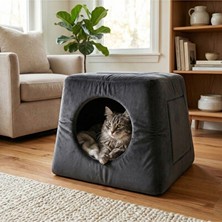 Orvessa Çok Fonksiyonlu Kedi ve Küçük Irk Köpek Yatağı - Çok Amaçlı Konfor Alanı