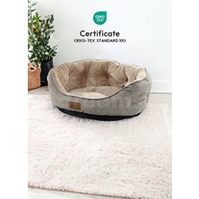 Orvessa Lüks Yıkanabilir Kedi/köpek Yatağı - Kaymaz Altlık ve Sertifikalı Kumaş