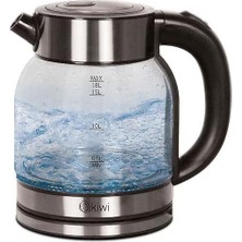 Kiwi Altabi Cam Su Isıtıcı Kettle K Iwi