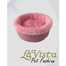 Orvessa Lavista Pembe Simit Yatak, Konforlu ve Şık Uyku Alanı Kedi ve Köpek Yatağı