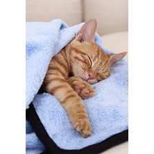 Orvessa Wellsoft Peluş Kedi ve Köpek Battaniyesi - Yumuşak ve Sıcacık Kedi ve Köpek Yatağı