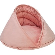 Orvessa Pembe Oyster Kedi ve Köpek Yatağı 55X55X32CM, Rahat ve Şık