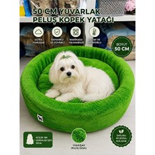 Orvessa Peluş Simit Yatak, Sıcacık ve Yumuşak Uyku Alanı Kedi ve Köpek Yatağı