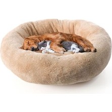 Orvessa Peluş Ponchik Simit Kedi ve Köpek Yatağı