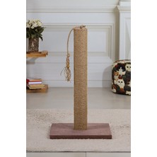 Orvessa Ahşap Kedi Tırmalama Tahtası - 45 cm Sağlam ve Estetik Tasarım Kedi Tırmalaması