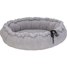 Orvessa Çift Taraflı Peluş Sunflower Yatak, 85CM, Sıcacık ve Yumuşak Kedi ve Köpek Yatağı