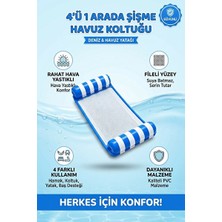 Orvessa Hava Yastıklı Çok Fonksiyonlu Şişme Havuz Koltuğu Şişme Havuz & Aksesuarı
