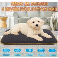 Orvessa 4 Mevsim Termojel Mat, Sıcak Veya Soğuk Kullanıma Uygun Kedi ve Köpek Yatağı 60X40CM