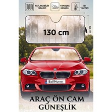 Orvessa Katlanabilir Alüminyum Balonlu Güneşlik - Güçlü ve Estetik Araç Gölgelik Oto Güneşlik Perde
