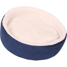Orvessa Gece Mavisi Kedi ve Köpek Yatağı - Yumuşak ve Sıcak Uyku Alanı 50X20 cm