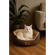 Orvessa Peluş Yumuşak Konforlu Kedi ve Küçük Köpek Yatağı Kedi ve Köpek Yatağı