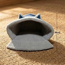 Orvessa Kedi Yatağı, Patili ve Konforlu Tasarım, Rahat Uyku Alanı Kedi ve Köpek Yatağı