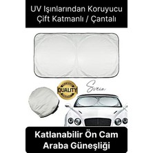Orvessa Katlanabilir Uv Işık Engelleyici Ön Cam Güneşliği - Isı ve Güneş Koruyucu