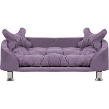 Orvessa Orta Irk Köpek Yatağı 100X60 cm - Geniş ve Yumuşak Dinlenme Alanı Kedi ve Köpek Yatağı