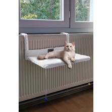 Orvessa Kalorifer Üstü Polar Polar Kedi Yatağı, Sıcacık ve Rahat Kedi ve Köpek Yatağı
