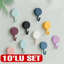 Zenviaa Kendinden Yapışkanlı Renkli Duvar Askısı (10LU Set) ZENVIAAC12