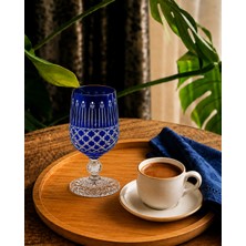 Crystalex Kristal 6’lı Renkli Kristal Kesme Kahve Yanı Su Bardağı Kadeh Seti 135ML | Kahve Yanı Su Bardağı-Y.h