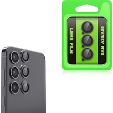 Samsung Galaxy A35/A55 Kamera Lens Koruyucu Zore Cl-07 9h Temperli Cam Siyah