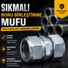 Nexo Sıkmalı Boru Birleştirme Mufu - 5 Adet