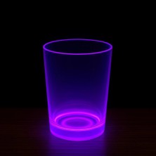 Aesco Partyglow Neon Mor Bardak 8.5 x 10.5 cm