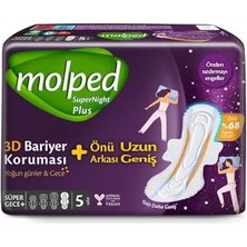 Maxi Trendy S.night Önü Uzun Gece Plus Ped 5'li