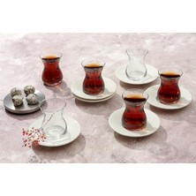 Maxi Trendy Peride Alumilite 6 Kişilik Çay Takımı