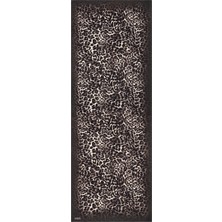 Çağrı İpek Çağrı Ipek Leopar Desenli Demor Krep Ipek Şal DG15258-2