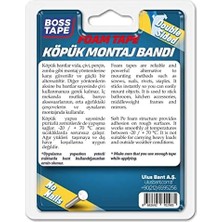 Maxi Trendy Tape Çift Tarafli Köpük Aksesuar Montaj Bandi 15 Kg, 19 mm x 2 Metre Boyut