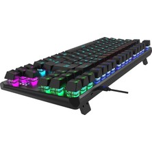 Maxi Trendy Gamepower Overlord 60M Mekanik Mavi Switch Türkçe Q 88 Tuş USB Gaming Klavye - 3 Yıl Garantili