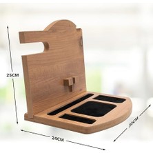 Maxi Trendy Pratikoutdoor Düzenleyici Organizer, Ahşap Masaüstü Çok Amaçlı Organizer