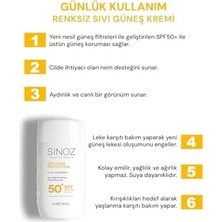 Maxi Trendy SINOZSPF50+ Günlük Kullanım Sıvı Yüz Güneş Kremi 50ML - Yeni Nesil Güneş Filtreleri- Hibrit Formül-Pa++++