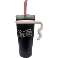 Maxi Trendy Çelik Içli Termos Bardak 1000 ml Siyah  Kola