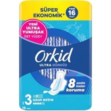 Maxi Trendy Ultra Hijyenik Ped Uzun Extra (Boy 3) Süper Ekonomik Paket 16 Adet Ped