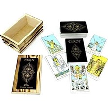 Maxi Trendy Star Oyun Aletleri Tarot Oyun Kartı Ahşap Kutulu