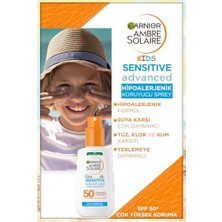 Maxi Trendy Ambre Solaire Sensitive Advanced Güneş Koruyucu Çocuk Sprey GKF50+ 200ML