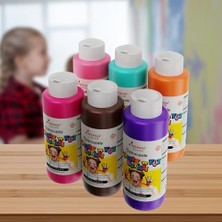 Maxi Trendy Tamamlayıcı Renkler Parmak Boyası 6'lı Set 6X120 ml