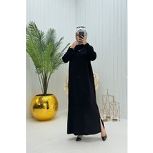 Moda Yağmur Olla Tesettür Elbise Siyah
