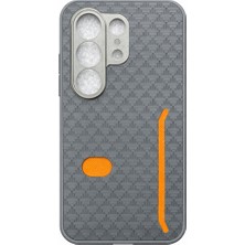 Nanospace Samsung Galaxy S24 Ultra Uyumlu Kartlı Kamera Korumalı Silikon Kılıf