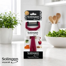 Solingen Sebze Soyacağı Paslanmaz Çelik Keskin Bıçaklı Patates Meyve Havuç Salatalık Soyacağı Ergonomik  Soyacak Sariva Home