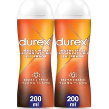 Maxi Trendy Ylang Ylang 2'si 1 Arada Kayganlaştırıcı & Masaj Jeli (2 x 200 Ml)