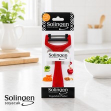Solingen Sebze Soyacağı Paslanmaz Çelik Keskin Bıçaklı Patates Meyve Havuç Salatalık Soyacağı Ergonomik  Soyacak Sariva Home