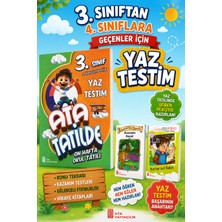 Ata Yayıncılık 3.sınıftan 4.sınıflara Geçenler Için Yaz Testim ( 2 Adet Hikaye Kitabı Hediyeli)