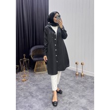 Moda Yağmur Irem Trenç  Siyah